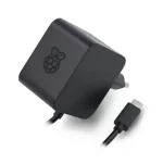 Raspberry Pi 5 Orijinal Adaptör 27W Type-C Siyah