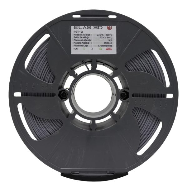 Elas3D Gri PETG Filament