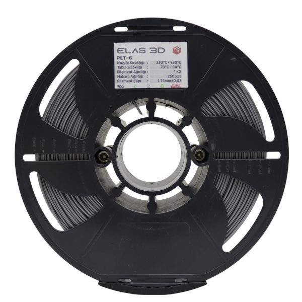 Elas3D Gümüş Gri PETG Filament