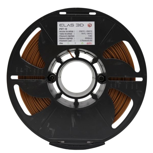 Elas3D Kahverengi PETG Filament