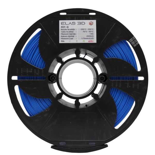 Elas3D Mavi PETG Filament