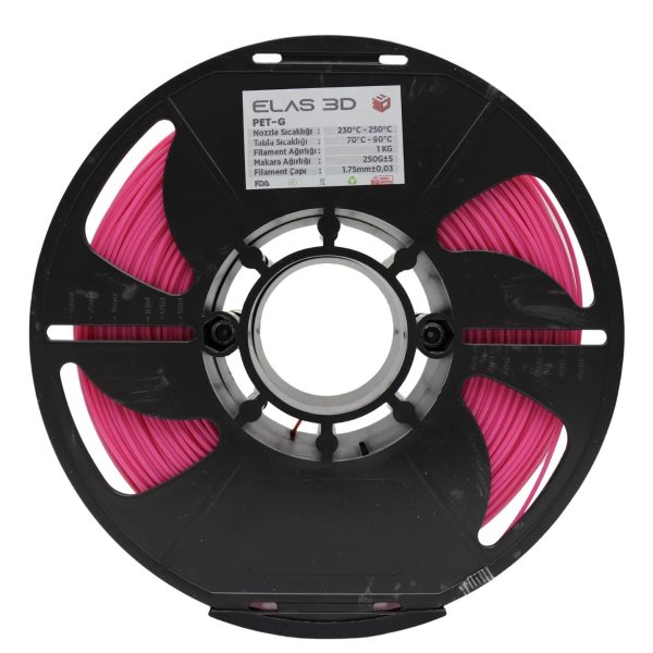 Elas3D Pembe PETG Filament