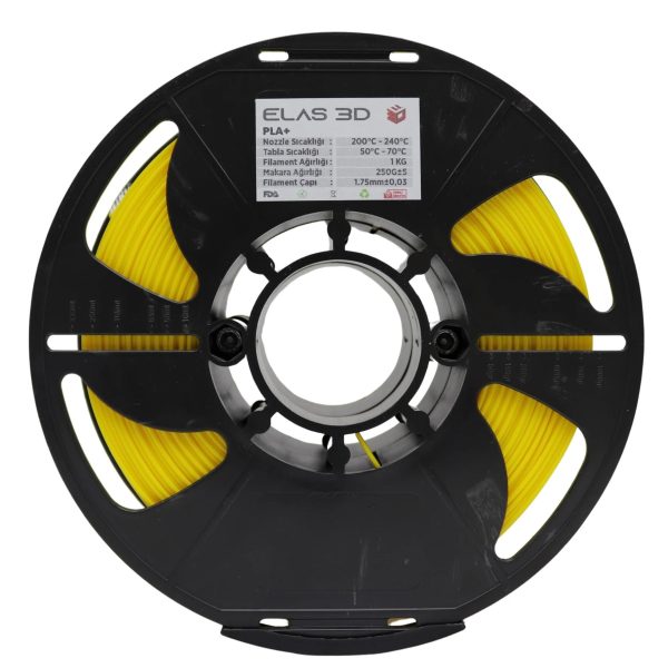 Elas3D Sarı PLA Plus Filament