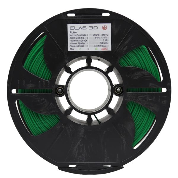 Elas3D Yeşil PLA Plus Filament