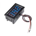 0-100V Voltmetre Mavi