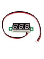 0-100V Mini Voltmetre Mavi - Görsel 2