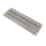 Tekli Şeffaf Breadboard - 830 Pin
